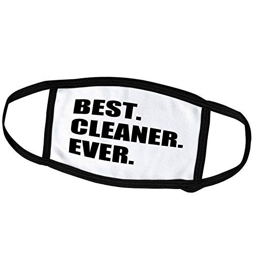 3dRose InspirationzStore Typography - Best Cleaner Ever Fun Gifts for Tidy Neat Freaks housepride houseproud - Face Masks -fm_179768_2-