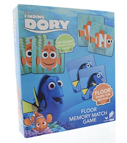 Disney Finding Dory Floor Memory Match Game - 54 Giant Memory Cards