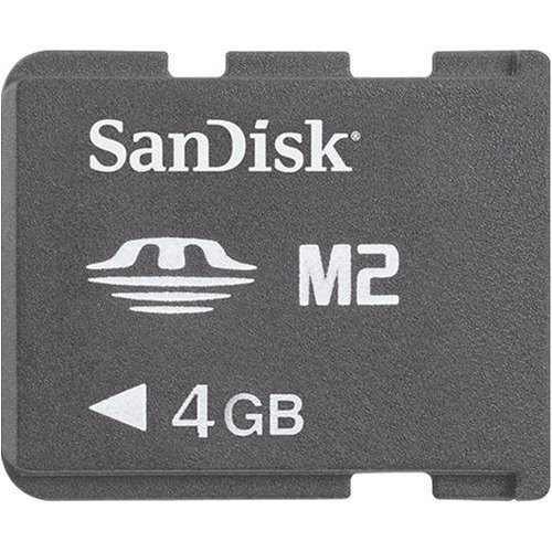 SanDisk SDMSM2-004G-A11M 4GB M2 Memory Stick Micro -Black-