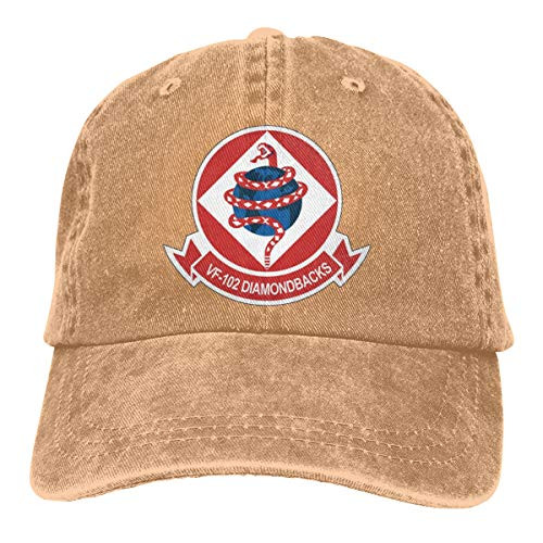 Us Navy Vf-102 Diamondbacks Squadron Sandwich Cap Denim Hats Baseball Cap