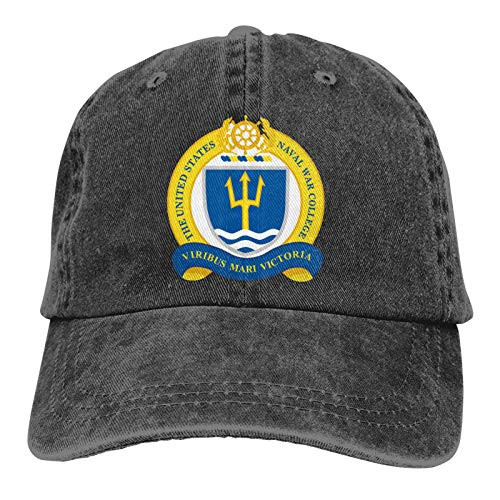 Us Naval War College Sandwich Cap Denim Hats Baseball Cap