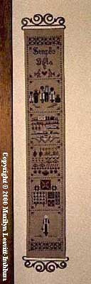 Simple Gifts Cross Stitch Chart
