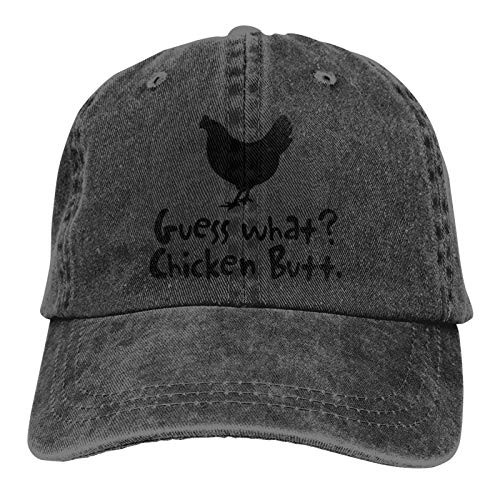 INNISFROG Fashionable Hat- Guess What Chicken Butt Cap Adult Unisex Adjustable Snapback Hat