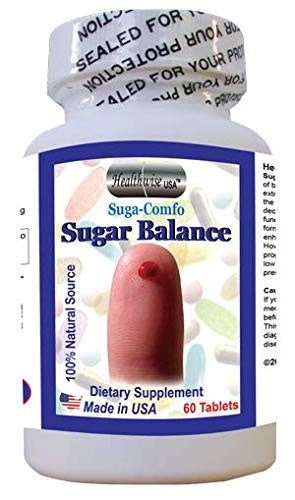 Sugar Balance 1200 mg 60 Tablets - 100 percent Natural Source - Dietary Supplement