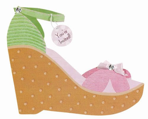 8pk Jumbo Steppin' Out Party Invitations