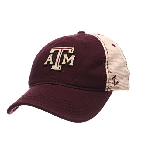 Texas A and M Aggies Summertime Adjustable Snapback Cap - NCAA Trucker Mesh- One Size Baseball Hat