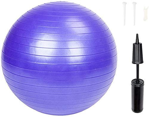 Exercise Yoga Ball Professional Grade Anti Burst Fitness-Balance Ball- Yoga- Birthing- Stability Gym Workout Training and Physical Therapy 65CM Exercise Yoga Ball Professional Grade Anti Burst Fitness-Balance Ball- Yoga- Birthing- Stability Gym Workout Training and Physical Therapy 65CM
