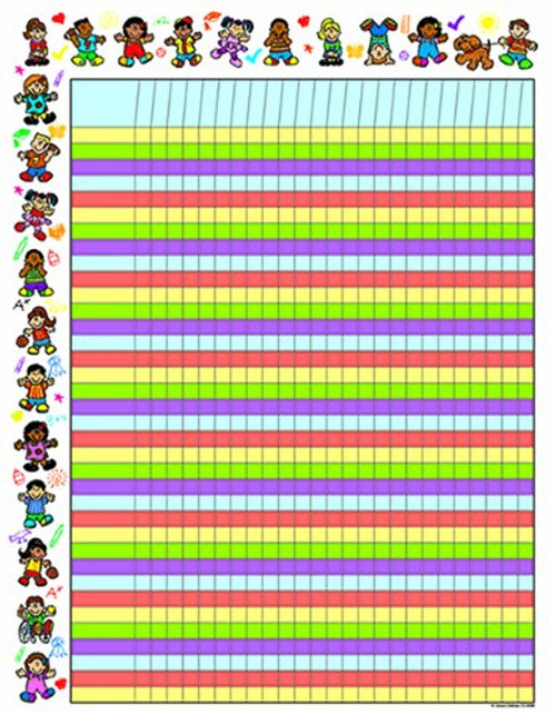 Carson Dellosa Kid-Drawn Kids Incentive Chart -6268-