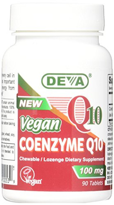 Deva Vegan Vitamins Coenzyme Q10 100 Mg- 90 Count