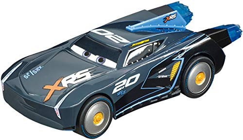Carrera 64164 Disney Pixar Cars Jackson Storm Rocket Racer 1-43 Scale Analog Slot Car Racing Vehicle for Carrera GO Slot Car Race Tracks