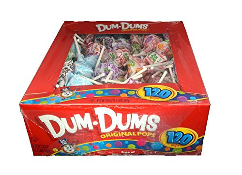 Dum Dums Lollipops - 120 / Box Dum Dums Lollipops - 120 / Box