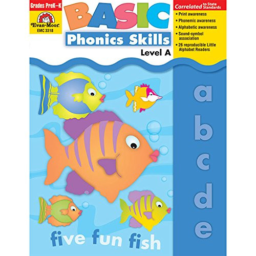 Evan-Moor EMC3318 Basic Phonics Skills Book- Level A