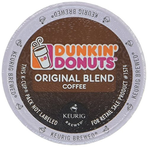 Dunkin Donuts K-Cups Original Flavor Medium Roast - Box of 12 Kcups for use in Keurig Coffee Brewers 5.1oz