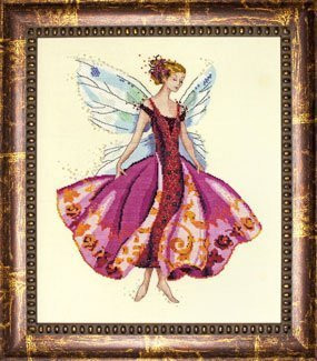 Mirabilia January's Garnet Fairy Counted Cross Stitch Chart by Mirabilia Designs