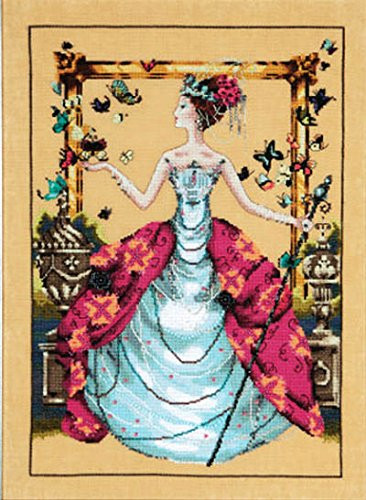 Mirabilia Counted Cross Stitch Chart Pattern 11inch x 16inch ~ QUEEN MARIPOSA 133