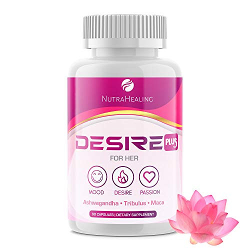 Natural Hormone Balance for Women | Energy  and  Libido Booster | 100 percent Plant Based | Ashwagandha- Tribulus- Maca  and  Horny Goat Weed - 90 Caps