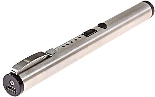 Avenger Defense ADS-15  Stun Gun for Women  Extremely Powerful Rechargeable Stun Gun for Self Defense and Protection  Non-Slip Coating -Silver-