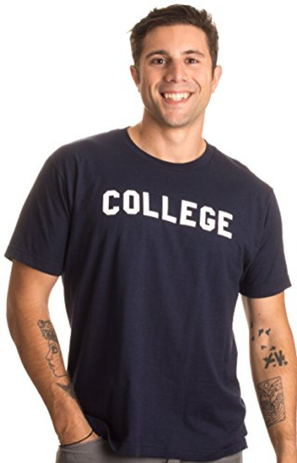 COLLEGE TEE SHIRT Adult Unisex T-shirt / As seen on Belushi in Animal House Medium COLLEGE TEE SHIRT Adult Unisex T-shirt / As seen on Belushi in Animal House Medium