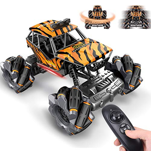 eirix Remote Control Car Off Road RC Drift Car for Kids Adults 360 Flips High Speed Racing Stunt Toy Car Monster Truck RC Crawler Vehicle All Terrain-Orange- eirix Remote Control Car Off Road RC Drift Car for Kids Adults 360 Flips High Speed Racing Stunt Toy Car Monster Truck RC Crawler Vehicle All Terrain-Orange-