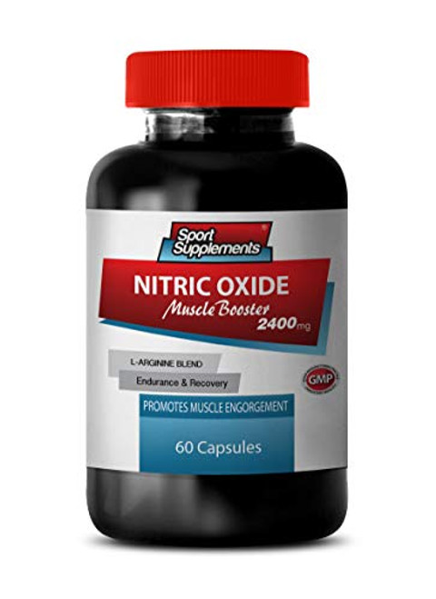 L-arginine Supplement - Nitric Oxide Booster 2400mg - Nitric Oxide Booster -1 Bottle 60 Capsules- L-arginine Supplement - Nitric Oxide Booster 2400mg - Nitric Oxide Booster -1 Bottle 60 Capsules-