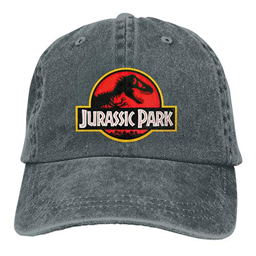 JimmySaechao Jurassic Park Baseball Cap Adjustable Sun Dad Gift Hats for Men/Women Kids Unisex Vintage Washed Distressed Baseball-Cap Casual Sports Sun Hat Cowboy Hat Unisex One Size