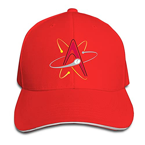 Berniellis Adult Albuquerque Isotopes Adjustable Hat Baseball Cap for Mens and Womens Red