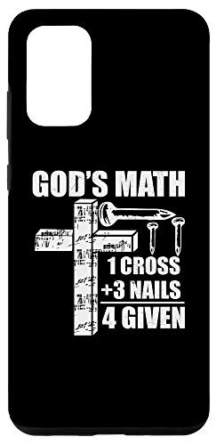 Galaxy S20Plus God's Match 1 cross Plus 3 nails   4 given funny design Case