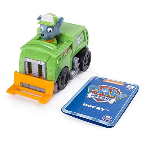 Nickelodeon PAW Patrol, Rockys Rescue Racer Recycling Truck with Moving Lift, for Ages 3 and Up Nickelodeon PAW Patrol, Rockys Rescue Racer Recycling Truck with Moving Lift, for Ages 3 and Up