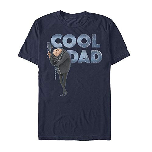 Men's Despicable Me Gru Cool Dad T-Shirt - Navy Blue - 2X Large