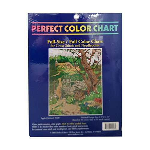 Perfect Color Chart Full Size Full Color Chart for Cross Stitch and Needlepoint - Apple Orchard 91007