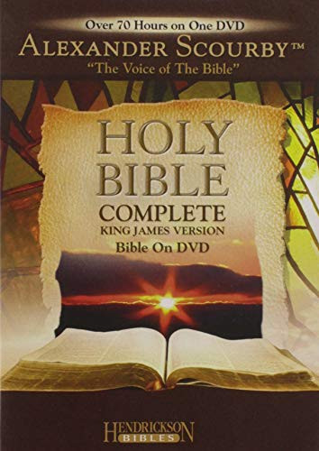 Holy Bible- Complete King James Version Bible on DVD narrated by Alexander Scourby