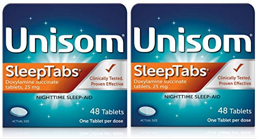 Unisom SleepTabs- Nighttime Sleep-aid- Doxylamine Succinate- 2 Pack