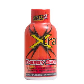 Extreme Energy Shots Stacker 2 Orange Flavor 12 Pack