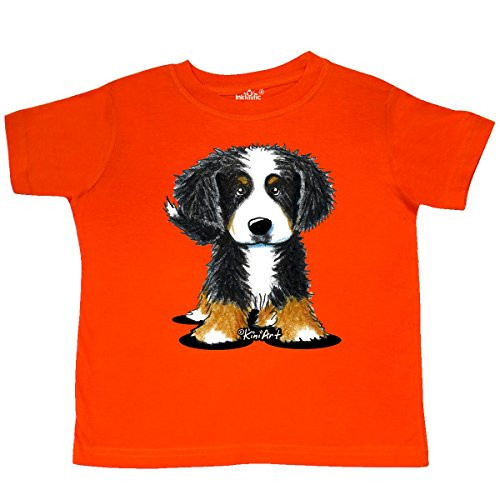 inktastic Bernese Mountain Dog Toddler T-Shirt 3T Orange - KiniArt 3e81