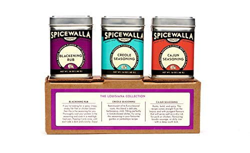 Spicewalla Louisiana Collection Spice Set 3 Pack | Cajun Seasoning- Creole- Blackening Rub | Non-GMO- No MSG- Gluten Free Spicewalla Louisiana Collection Spice Set 3 Pack | Cajun Seasoning- Creole- Blackening Rub | Non-GMO- No MSG- Gluten Free