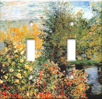 Monet: Stiller Winkle - Double Toggle Switch Plate