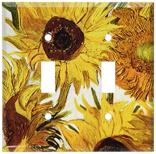 Art Plates - Van Gogh: Sunflowers Switch Plate - Double Toggle