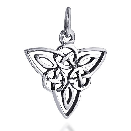 AeraVida Celtic Triquetra Knot .925 Sterling Silver Pendant or Charm