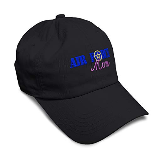 Speedy Pros Soft Baseball Cap Air Force Mom Embroidery Twill Cotton Dad Hats for Men and Women Buckle Closure Black Design Only Speedy Pros Soft Baseball Cap Air Force Mom Embroidery Twill Cotton Dad Hats for Men and Women Buckle Closure Black Design Only