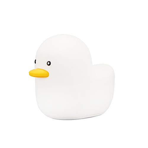 CAMPSLE LED Duck Night Light- Cute Animal Silicone Nursery Night Light Rechargeable Table Lamp Bedside Lamp with Touch Sensor for Bedrooms- Living Room CAMPSLE LED Duck Night Light- Cute Animal Silicone Nursery Night Light Rechargeable Table Lamp Bedside Lamp with Touch Sensor for Bedrooms- Living Room