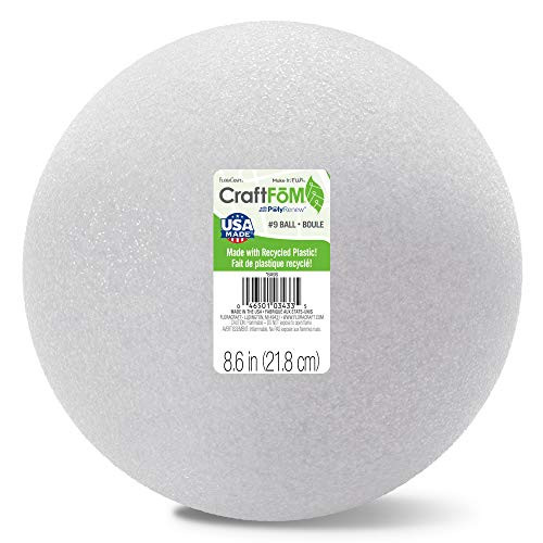 FloraCraft CraftF?M Ball 8.6 Inch White