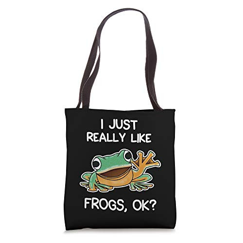 Funny I Just Really Like Frogs Owner Lover Frog Gifts Tote Bag