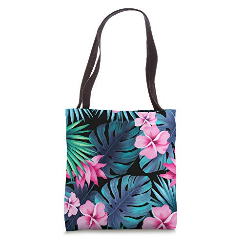 Exotic Summer Vacation Hawaii Plant Flower Hibiscus Tropical Tote Bag