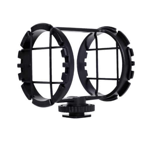 Movo SMM2 Camera Shoe Shockmount for Shotgun Microphones 1" to 2" in Diameter (Fits the Zoom H1)