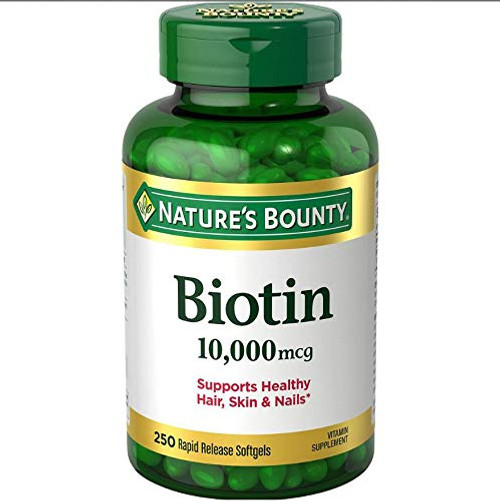 Nature's Bounty Biotin 10-000 mcg- 250 Rapid Release Softgels Nature's Bounty Biotin 10-000 mcg- 250 Rapid Release Softgels