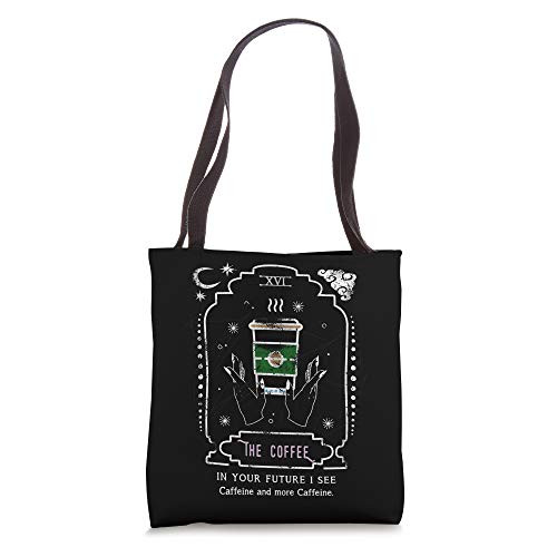 Funny Tarot Reading Card inchThe Coffeeinch Fortune Teller Tote Bag