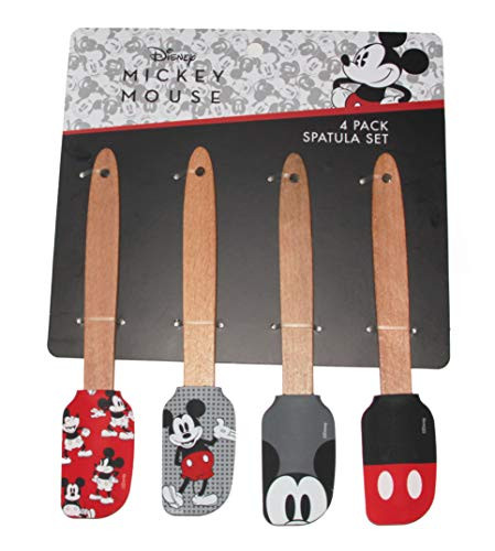 Mickey Mouse 4 Pack Spatula Set
