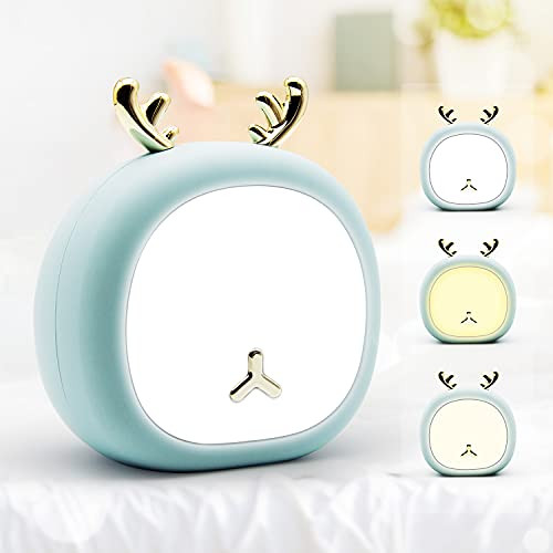 Night Light for Kids- JINKIN Rechargeable Touch Control Led Night Lights for Baby Bedroom- Portable Bedside Lamp for Breastfeeding Sleeping