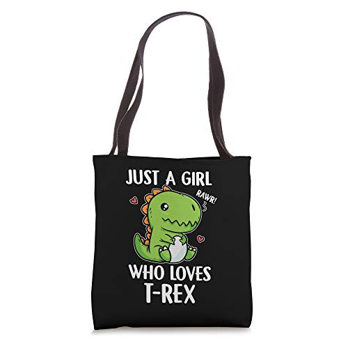 Just A Girl Who Loves T-Rex Cute Dinosaur T-Rex Costume Tote Bag