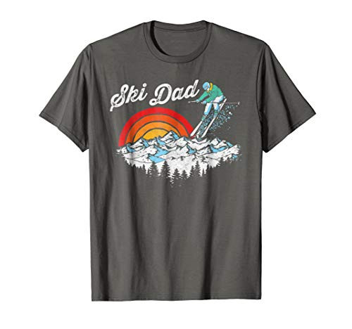 Retro Ski Dad Vintage Skiing Graphic T-Shirt